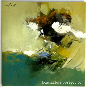 2016 Latest Design Hot Sell Modern Abstract Art Painting with Frame